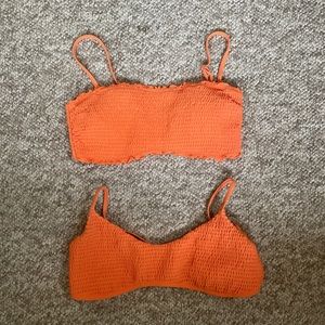 Hollister bikini tops. Both size small